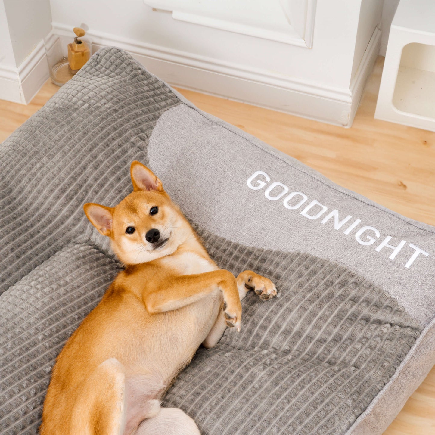 Grand lit épais et anti-rayures pour chien