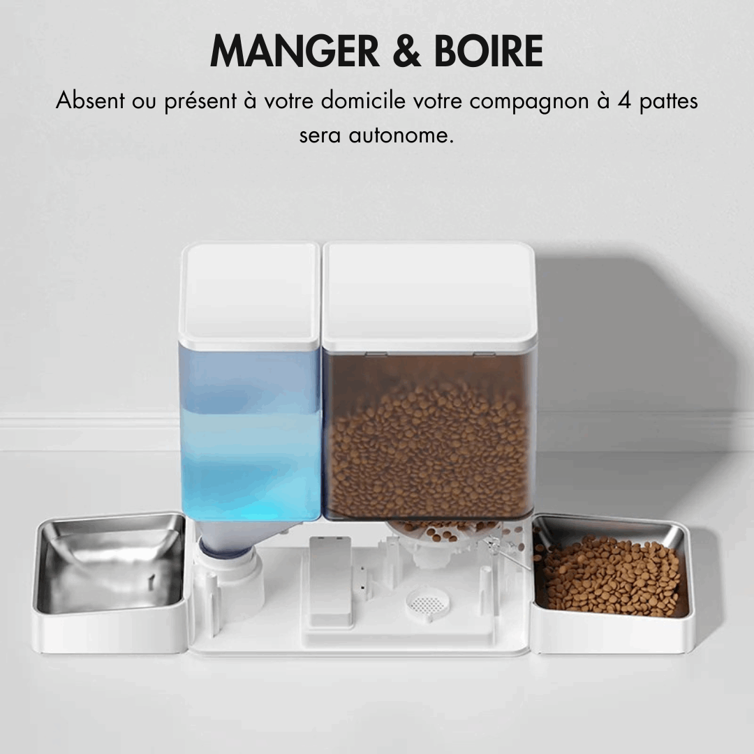 Distributeur automatique croquettes connecté
