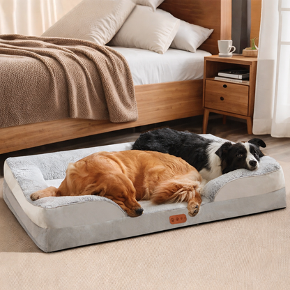 Memory Schaum Hundebett Universal C-Typ Armlehne Haustiersofa Abnehmbares Orthopädisches Hundekissen Katzenhöhle