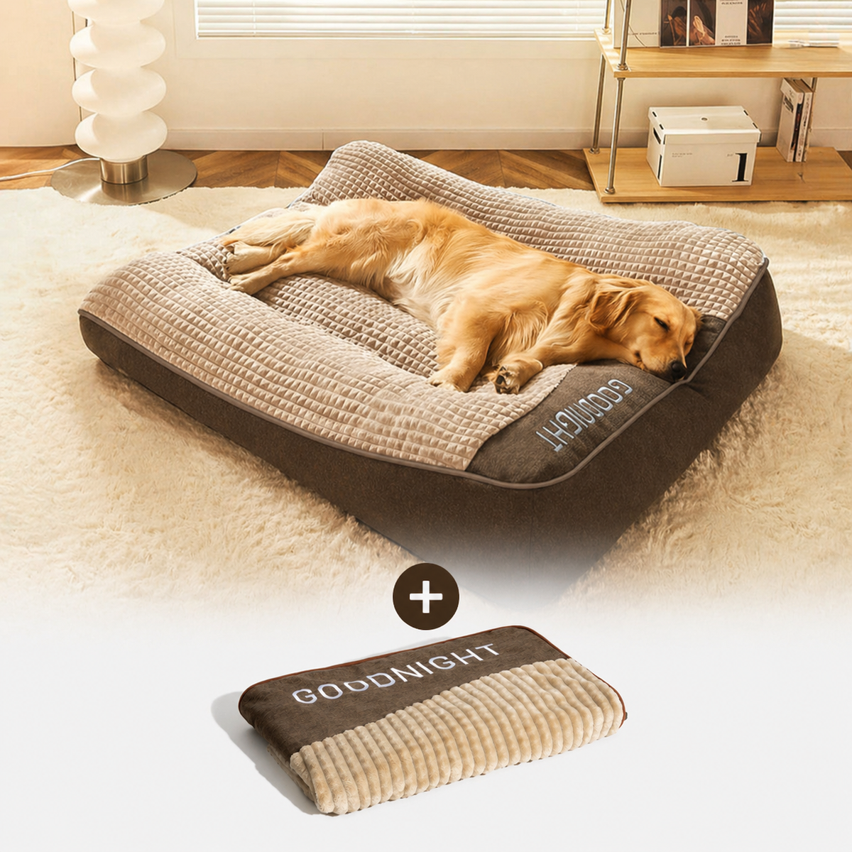 Grand coussin orthopédique  extra moelleux "Goodnight"