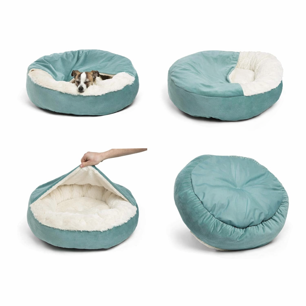 panier chien cocoon doux