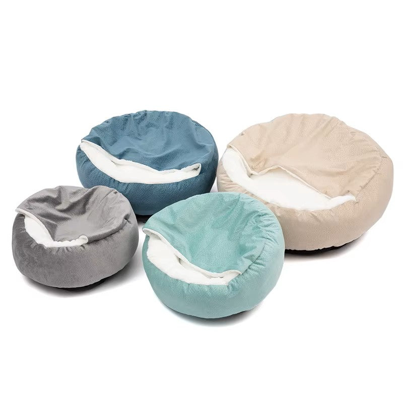 panier chien cocoon doux