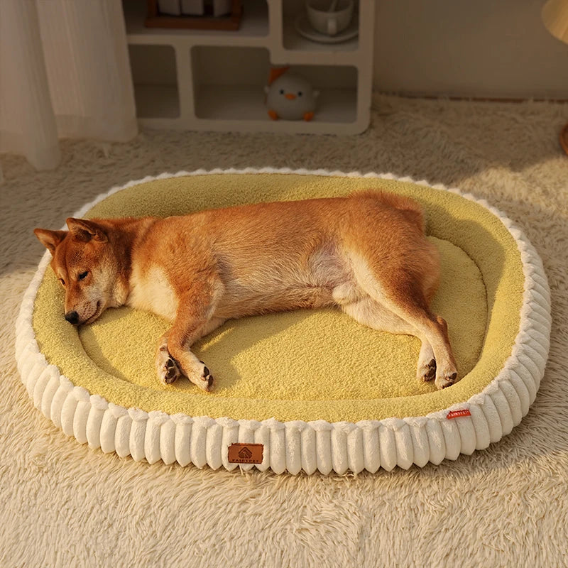 panier orthopédique chien hiver 