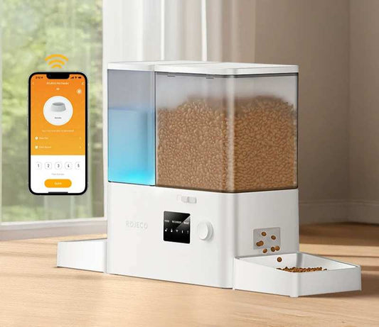 Distributeur automatique croquettes connecté